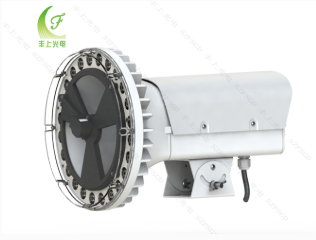 多合一補(bǔ)光燈配合攝像機(jī)抓拍開(kāi)車(chē)違規(guī)行為，無(wú)光污染超清晰
